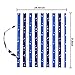 Kyapoo Nursing Breastfeeding Cover Lightweight Breathable 100% Cotton Nursing Apron for Breastfeeding Rigid Neckline Full Coverage and Adjustable Strap Blue