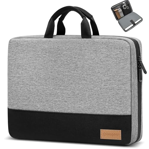 Bagasin Laptop Hülle Tasche, 15 15,6 16 Zoll Tsa Laptoptasche Schutzhülle Sleeve Wasserdicht Mit 4-Lagigem Schutz, Computer Tragetasche Für Macbook, Hp, Dell, Lenovo, Asus Notebook
