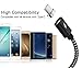 Smart&Cool 5 Feet Gen6 Magnetic USB-A to USB-C Fast Charging (When Work with QC Adapter) and Data Sync Cable for Galaxy S8/S8 Plus/S9, LG G5/G6, Nokia 950/950XL etc. (5ft-Black&Silver Twin-Pack)