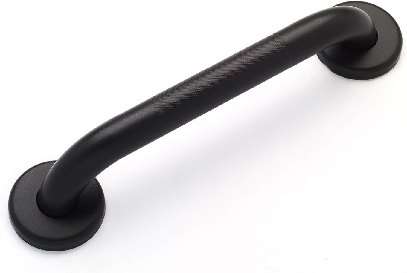 Lifeline Straight Grab Bar Matte Black Concealed Mount