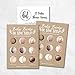 Hadley Designs Hilarious Baby Shower Games Set – 25 Double-Sided Cards for 25 Guests, Beer Belly or Baby Bump Game, Gender Neutral and Fun for Boys & Girls (Rustic)