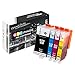 GPC Image 4 Pack Compatible Ink Cartridge Replacement for HP 920XL 920 XL (1 Black, 1 Cyan, 1 Magenta, 1 Yellow) for HP Officejet 6000 6500 6500A 6500A+ 7000 7500 7500A E709A E709N E710A Printer