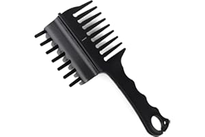 Welcomeget Horse Pet Detangler Plastic Comb for Long Tail Mane Forky Comb