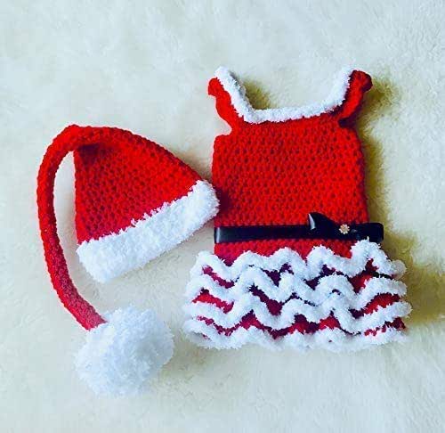 crochet christmas dress for baby