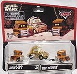 Disney Star Wars Pixar Cars Pitties as Jawas & Luigi as C-3PO 3-Pack 1/55 Die-Cast Series 2 - Theme Park Exclusive Limited Edition