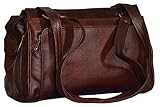GenWayne small multipurpose leather handbags for women cum shoulderbag (pure leather bag) (Brown)