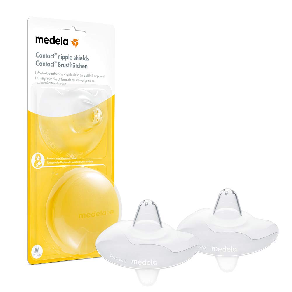 Medela Contact Nipple Shields with Case (Medium, 20mm nipple shield