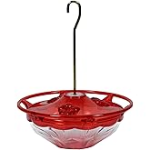 Aspects Mini HummBlossom Hummingbird Feeder, 4 oz, Rose, red, 5"" x 5.5"" x 2.4""" (433)