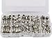 Deliy 160pcs Fast-blow Glass Fuses Quick Blow Car Glass Tube Fuses Assorted Kit Amp