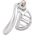 TERNENCE Stainless Steel Small Male Chastity Device Ergonomic Design Cock Cage S250 (1.97 inch / 50mm)