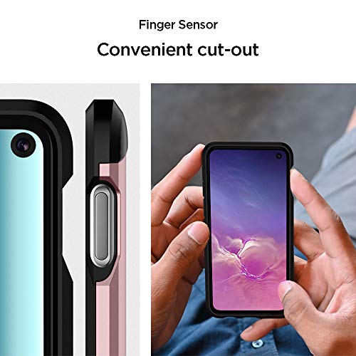 Spigen Funda para Samsung Galaxy S10E Tough Armor con Kickstand y Certificado de Extrema protección - Rose Gold - Imagen 7