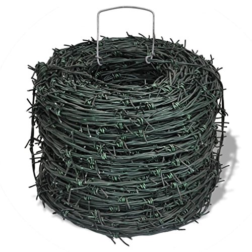 Unfade Memory Multi-Purpose Barbed Wire Entanglement Wire Wire Roll Practical and Durable 328 ft