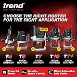 Trend T4EK 1/4 Inch Variable Speed Router 850W Kitbox 240V view 13