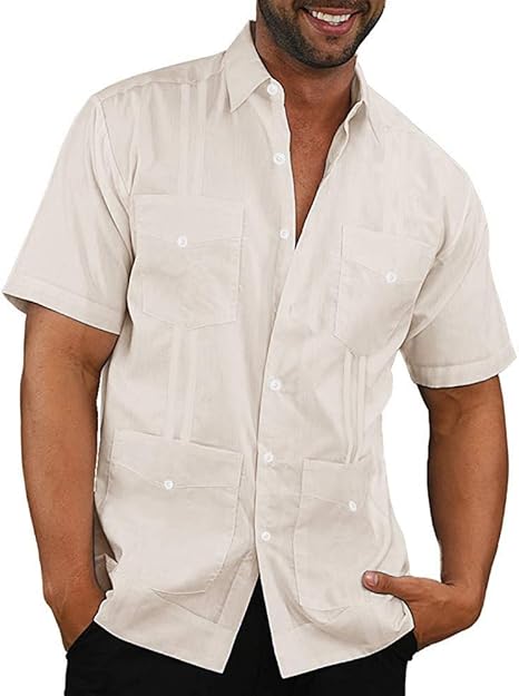 guayabera hombre amazon