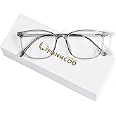 FONHCOO Blue Light Blocking Glasses Women Men TR90 Fashion Frame Computer Blue Light Glasses Anti UV Glare (Upgrade)