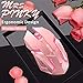 Uciefy X96 Wireless Gaming Mouse, Rechargeable Silent Mouse 4 Breathing Led Light Optical Mice with Nano USB Receiver, 3200 DPI High Precision Laser for Computer/Laptop/Mac/PC (Pink)thumb 3