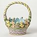 Jim Shore HWC by Enesco 12th Anniversary Easter Basket w/3 Eggs