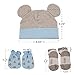 Disney Newborn Baby Boys’ Take Me Home Layette Gift Set: 3D Ear Hat, Socks and Mitten: Mickey Mouse, Winnie The Pooh, Size 0-3 Months, Mickey