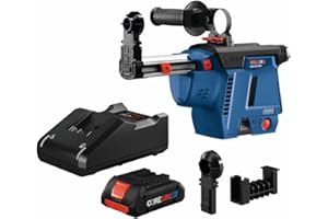 Bosch GDE18V-26DB15 SDS-Plus Bulldog Mobile Dust Extractor Kit with (1) CORE18V 4.0 Ah Compact Battery