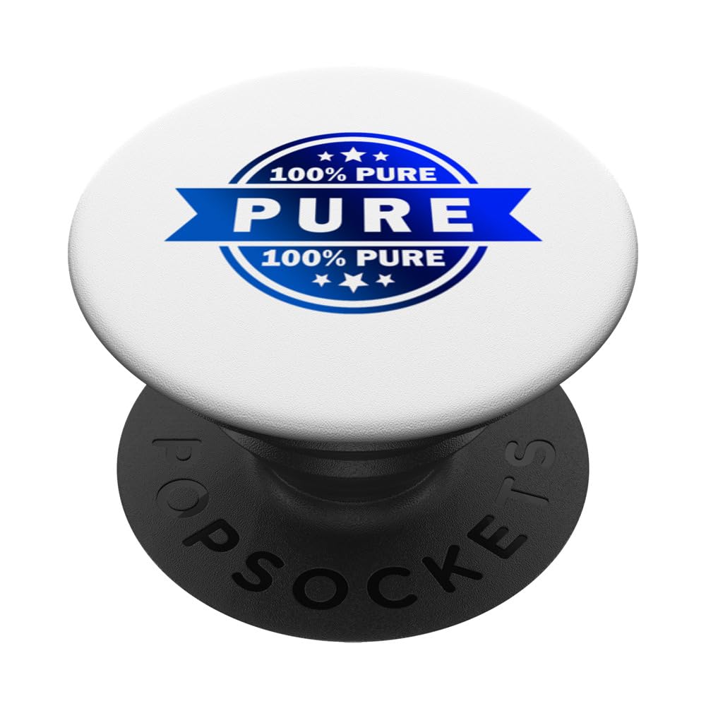 100% Pure, For Chastity Until Marriage in the Name of God PopSockets Swappable PopGrip