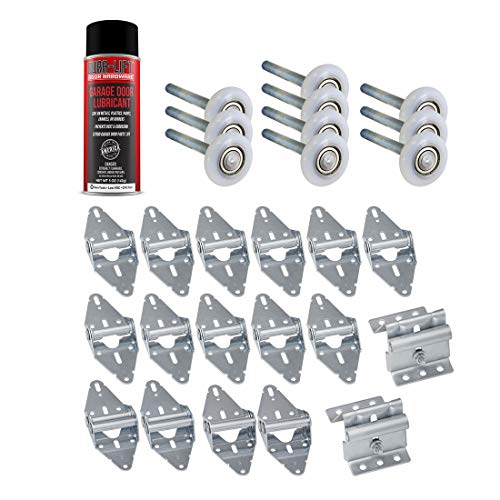 Garage Door Lube/Roller/Hinge/Bracket Tune Up/Service Kit (for 16' x 7