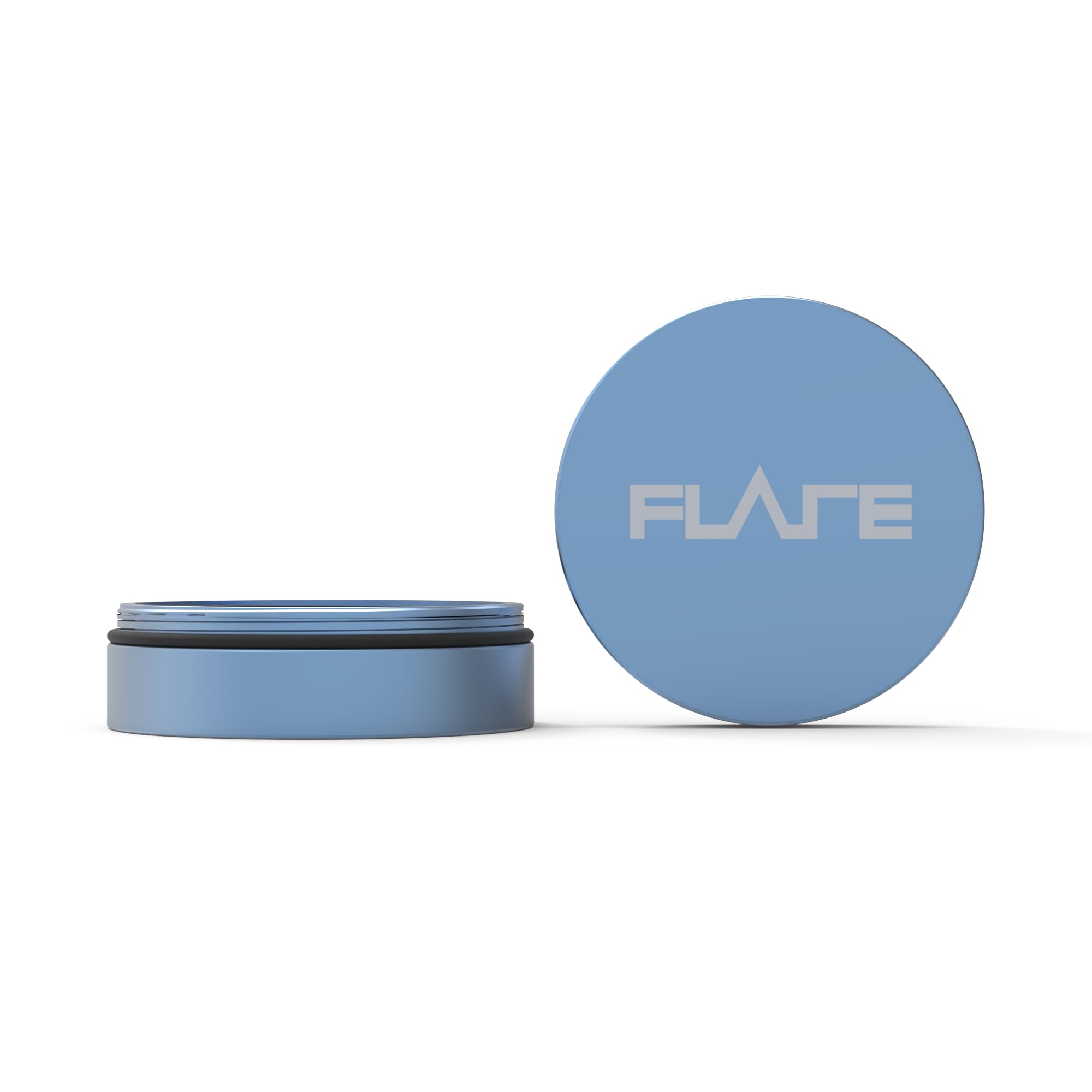 Flare Pocket Capsule | Premium Aluminium Storage Case | Compact & Durable | Water-Resistant Seal | Secure Screw Lid | Pocket & Bedside Storage | Light Blue