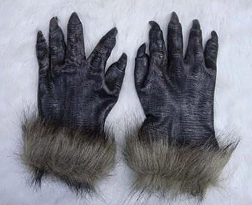 Amazon リアル 本物 そっくり 狼 狼男 人狼 マスク お面 仮面 手袋 グローブ コスプレ 仮装 変装 パーティー イベント 宴会に 更なる演出 ホラー タトゥーシール 2枚 セット グローブ 手袋 コスプレ 仮装 通販