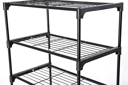 MULSH Drawer Storage Chest Shelf Storage Cabinet Organizer Units with Removable Non-Woven Fabric Bins (12-Drawer, Turquoise)