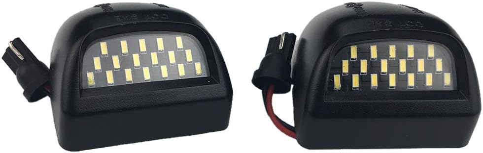 LED License Plate Lights Lamp Set For Chevy Silverado Avalanche 1999-2013
