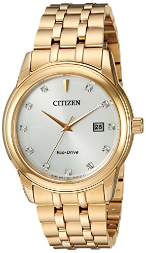 Citizen Men's 'PAIRS' Quartz Stainless Steel Casual Watch, Color:Gold-Toned (Model: BM7342-50A)