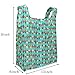 Shopping Bags Set of 3, Aiduy Reusable Grocery Bags Foldable Grocery Totes Ripstop Polyester Washable Durable and Portable