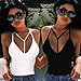 Kwok Blouse, Women's Bra Crop Bustier Bralette Corset Tops Tank T-Shirt
