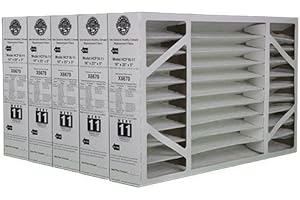 Lennox Healthy Climate 16x25x5 X6670 MERV 11 Filter-Actual Size 15 3/4" x 24 3/4" x 4 3/8" Pack of 5