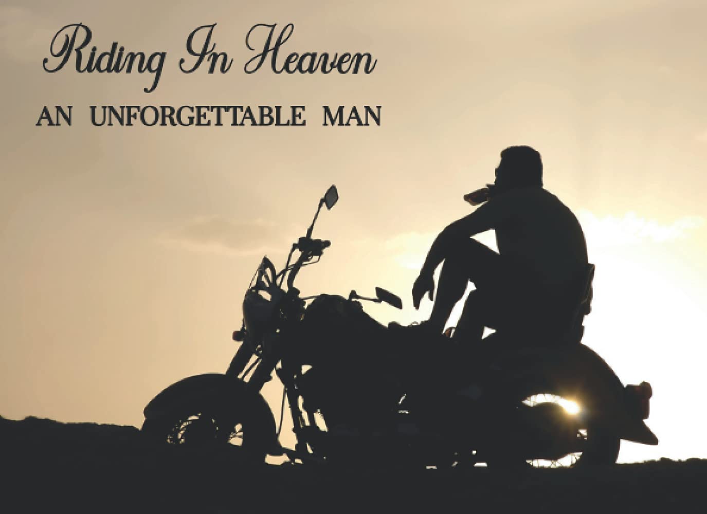 Motorcycle Funeral Guest Book 