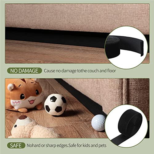 Toy Blockers for Couch with Cylindrical Legs Under Couch Blocker