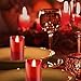 HEIOKEY LED Flameless Candle Set of 3 (4