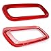 RED Front Grille Inserts Cover Trim Frame,ABS Decoration Cover for Renegade 2016/2107/2018 (7Pcs)