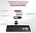 Huawei Mate 10 Pro Case,DAYJOY Unique Design Soft TPU Rubber Silicone Shockproof Case Build-in Magnetic Car dashboard mounting disk and Metal ring Kickstand holder for Huawei Mate 10Pro (BLACK)