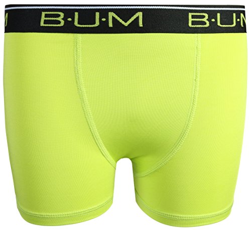 B.U.M. Equipment Boys\' Performance Active Compression Underwear Boxer Briefs (6 Pack) (Orange/Charcoal/Lime, Large/12-14)' - Thumbnail 2