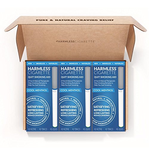 Natural Stop Smoking Remedy & Quit Smoking Kit To Help You Successfully Quit Smoking. Successfully Quit Smoking in 4 Weeks or Less. (3 Pack, Cool Menthol / Quit Kit)
