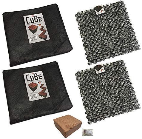 Square Foot Cube Container Pot Garden 5pcs Kit by Victory 8 Garden