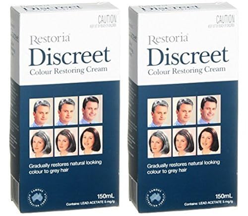 2 BOXES of Restoria Discreet Colour Restoring Cream 150ml *Free ...