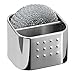 iDesign Forma Polished Stainless Steel Sink Organizer Set with Sponge and Scrubby - 3.1