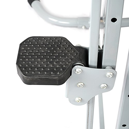 Apelila Vertical Climber, Climbing Machine - Total Body Workout Fitness Folding Cardio Climber Exercise Machine,with LCD Monitor for Home Gym Fitness