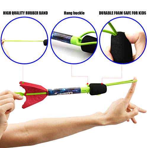 ZAYOR Slingshot Finger Rockets ,Outdoor Camping Beach Yard Games for
