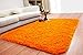 ACTCUT Ultra Soft Indoor Modern Area Rugs Fluffy Living Room Carpets for Children Bedroom Home Decor Nursery Rug 4x5 Feet, Orange