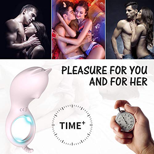 Rabbit Vibrating Cock Ring (Pink)