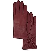 MGGMOKAY Womens Nappa Lambskin Leather Gloves Warm Cashmere Lined
