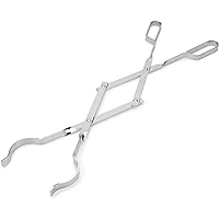 Stanbroil Heavy Duty Stainless Steel Outdoor Campfire Fireplace Tongs,Log Grabber, Fireplace Accessory for Outdoor,Picnic,Bar