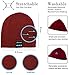 Deego HD Stereo Premium Sports Bluetooth Hat Wireless Smart Beanie Headset Musical Knit Hands-Free Headphone Speaker Hat Speaker phone Cap Microphone + Touch Screen Gloves (Red Cap1+Black Gloves1)